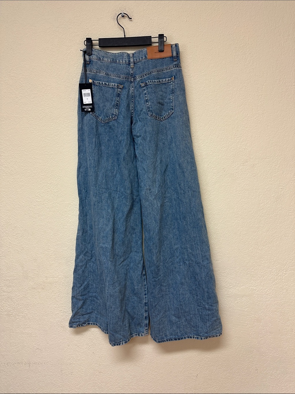 7 for all mankind WILLOW PALAZZO WIDE LEG in Indigo jeans size 26 - Picture 6 of 6